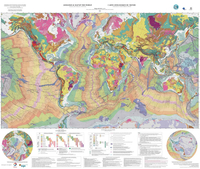 Geological Map of the World FOLDED