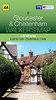 Gloucester & Cheltenham 25K AA/OS Walker`s Map No. 9