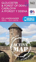 Gloucester & Forest of Dean OS Landranger Active Map 162 (waterproof)
