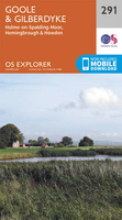 Goole & Gilberdyke - Holme-on-Spalding-Moor,  Hemingbrough & Howden OS Explorer Map 291 (paper)