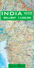 India Geographical Wall Map