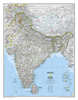 India NGS Classic Wall Map ENCAPSULATED