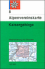 Kaisergebirge Alpenverein KOMBI Map 8