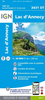 Lac d`Annecy IGN 3431OT