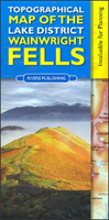 Lake District: Topographical Map of the Wainwright Fells