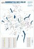 Lake District: Wainwright Fells with a Tick List Wall Map,  LARGE (A1)