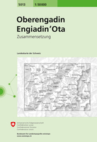 Oberengadin / Upper Engadine Swisstopo 5013
