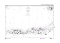 SHOM Chart 3405 - D’Alger à la frontière de Tunisie
