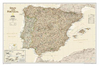 Spain and Portugal NGS Executive Wall Map PAPER