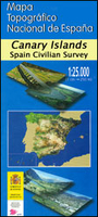 Tegueste 25K Tenerife CNIG Topographic Survey Map No. 1088-II