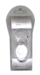 The Really Tiny Keyring - White