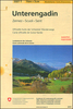 Unterengadin / Lower Engadine - Zernez - Scoul - Sent Swisstopo Hiking 3327T