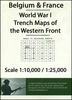 WWI Trench Map: Zonnebeke (28 NE 1 - ed. 9A)