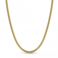 12ct Gold Sterling Silver 925 Oval Allway Necklace