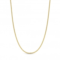 12ct Gold Sterling Silver 925 Polished Mini Twist Allway Necklace