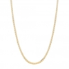 14ct Gold Plated Sterling Silver 925 Diamond Cut Snake Allway
