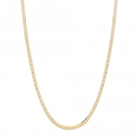 14ct Gold Plated Sterling Silver 925 Diamond Cut Snake Allway