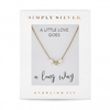 14ct Gold Plated Sterling Silver Triple Heart Pendant Necklace - Gift Boxed
