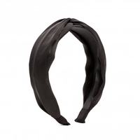 Black Front Knot Headband