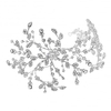 Designer Silver Aphrodite Leaf And Floral Headpiece