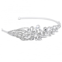 Diamante and crystal teardrop embellished headband