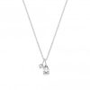 Double Pear Pendant Necklace