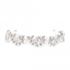 Emery Silver Plated Leaf And Bead Statement Headband