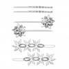 Floral Hair Slides - Pack Of 6