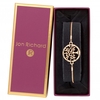 Gold Crystal Tree Of Life Toggle Bracelet - Gift Boxed