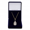 Gold Plated Cubic Zirconia Pendant Necklace - Gift Boxed
