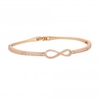 Gold Plated Infinity Bangle