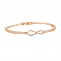 Gold Plated Infinity Bangle