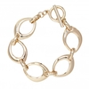 Gold Plated Open Chain Bracelet