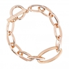 Gold Plated Pave Link Bracelet