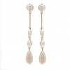 Gold Plated Pearl Drop Earrings