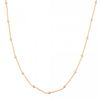 Gold plated sterling silver mesh necklace