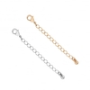 Gold/ Silver Necklace Extension Chains - Pack of 2