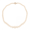 Graduated Pink Pearl Necklace