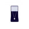 Jon Richard Cubic Zirconia Crystal Halo Pendant Necklace - Gift Boxed