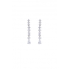 Jon Richard Cubic Zirconia Mixed Stone Earrings