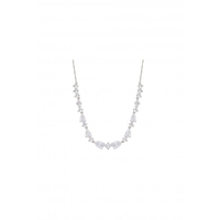 Jon Richard Cubic Zirconia Mixed Stone Necklace