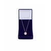 Jon Richard Cubic Zirconia Pink Halo Pendant Necklace - Gift Boxed