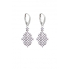 Jon Richard Diamond Shape Cubic Zirconia Earrings
