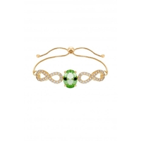 Jon Richard Erinite Infinity Cubic Zirconia Toggle Bracelet