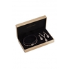 Jon Richard Gift Boxed Gold Plated And Crystal Set