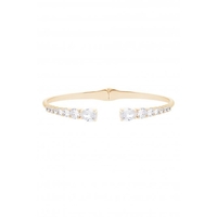 Jon Richard Gold Cubic Zirconia Open Bangle Bracelet