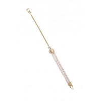 Jon Richard Gold Multi Row Cubic Zirconia Bracelet