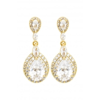 Jon Richard Gold Peardrop Earrings