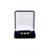 Jon Richard Gold Plate And Ruby Cubic Zirconia Heart Toggle Bracelet - Gift Boxed