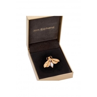 Jon Richard Gold Plate Bee Brooch - Gift Boxed